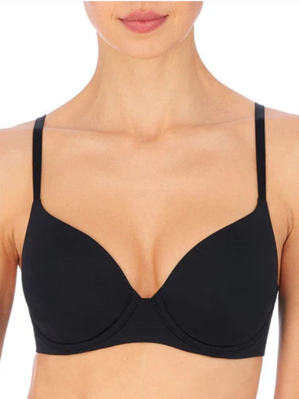 Natori | Eco Fit Full Fit T-Shirt Contour Underwire Bra, 34C, Black, NWOT